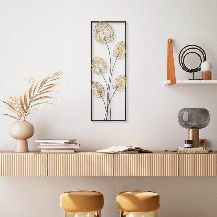 Wallity Strawberry Escultura de pared de metal Multicolor